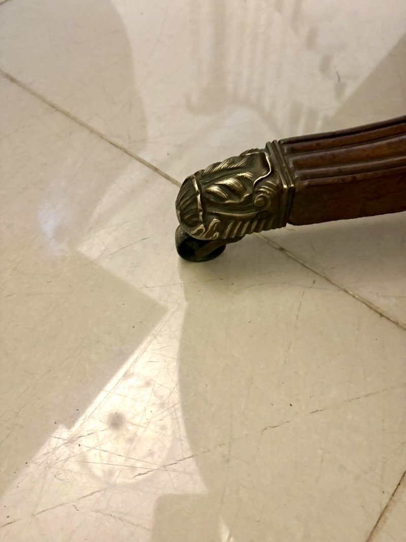 Antique Georgian Three Pillar Mahogany Extending Dining Table 16 Seater - Image 20